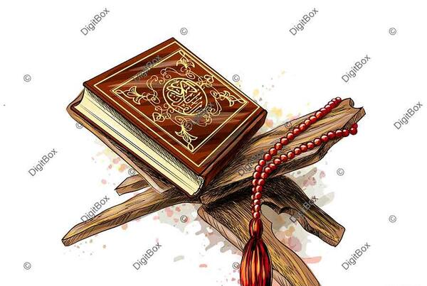 عکس قران و تسبیح دخترانه