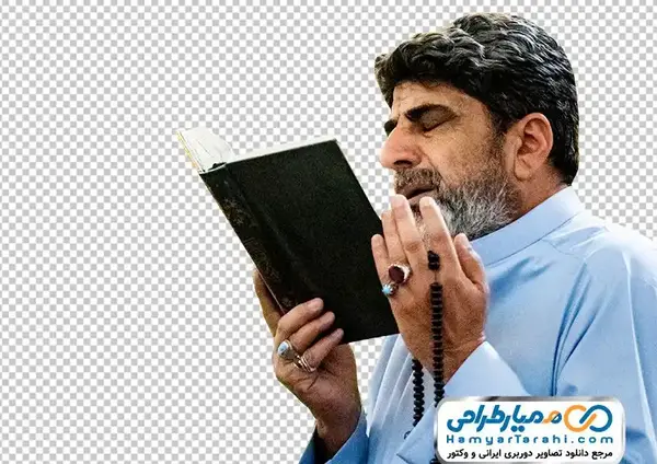 عکس قران با گل و تسبیح
