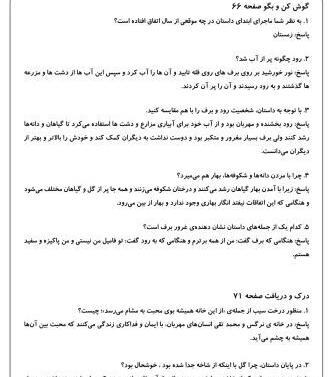 عکس قران چهارم صفحه ۷۱