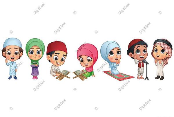 عکس کودکان در حال خواندن قران