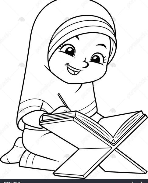 عکس کودکان در حال خواندن قران