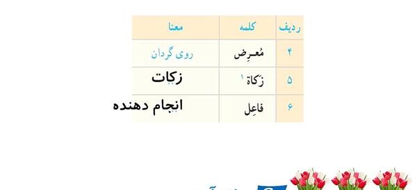 عکس قران هشتم صفحه ۱۹
