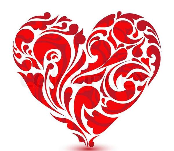 عکس قلب با نوشته زیبا