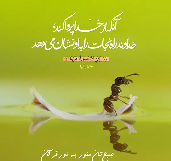 عکس نوشته مذهبی قرآن