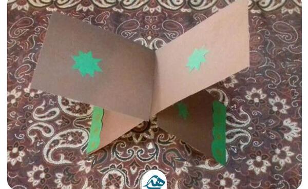 عکس کاردستی رحل قران کلاس اول