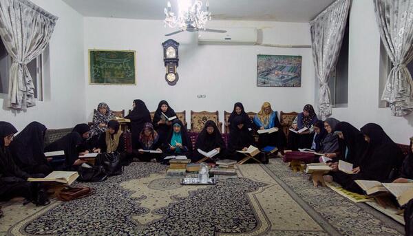 عکس جلسه قرائت قرآن
