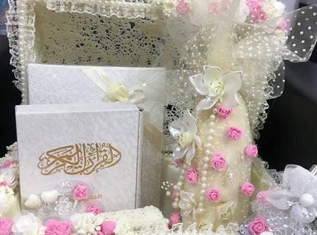 عکس تزیین قران سفره عقد