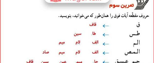 عکس صفحه ۳۲ قران چهارم