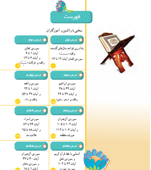 عکس جلد قرآن چهارم