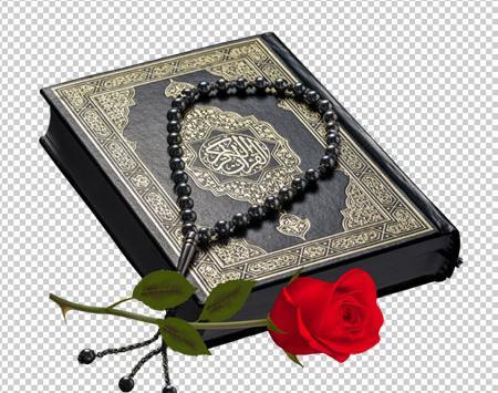 دانلود عکس قران با گل