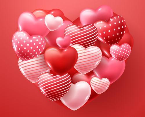 عکس قلب ریز صورتی