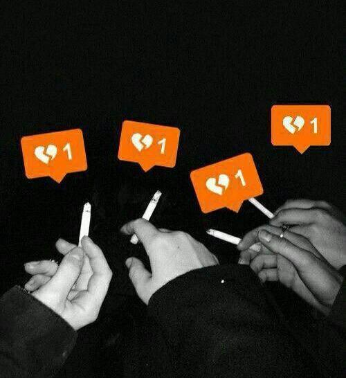 عکس پروف قلب شکسته سیاه