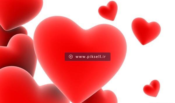 عکس قلب ریز با کیفیت بالا