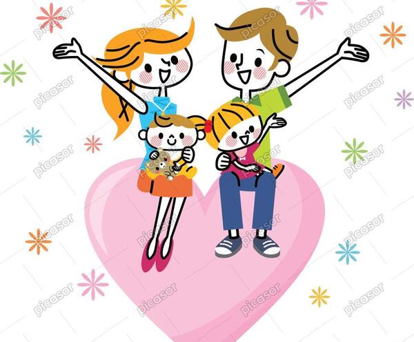 دانلود عکس قلب کارتونی
