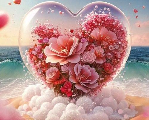 عکس قلب و گل برای پروفایل