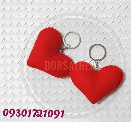 عکس قلب نمدی با الگو