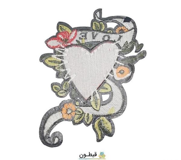 عکس قلب گلدوزی