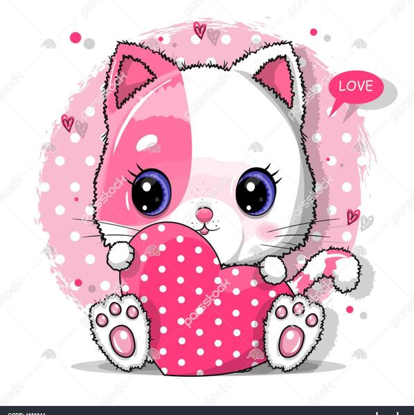 عکس قلب با گربه