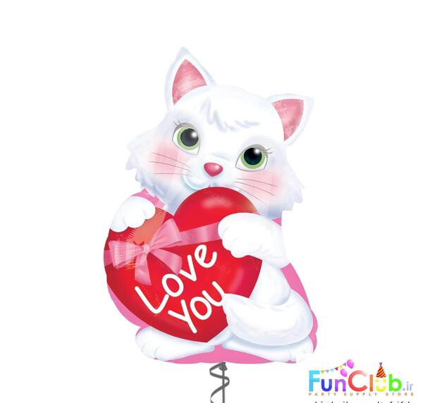 عکس قلب با گربه