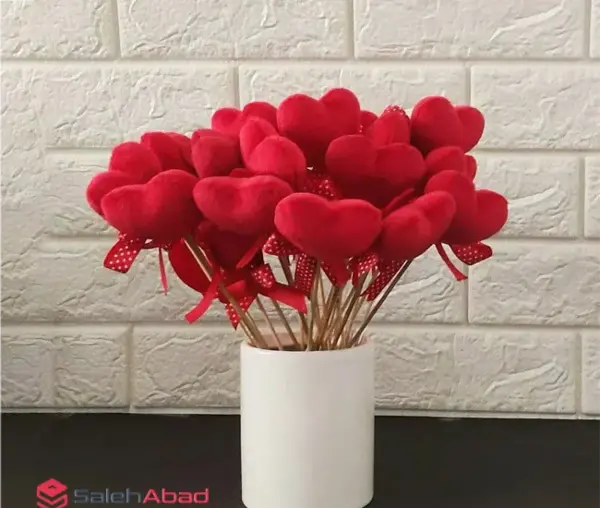 عکس گیفت قلب نمدی