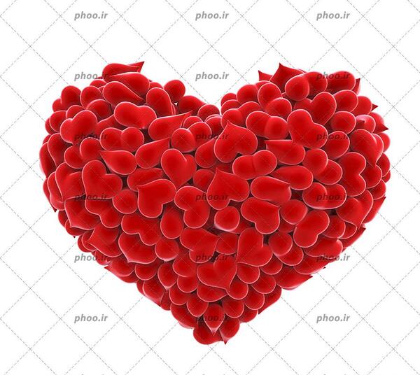 عکس یک قلب بزرگ قرمز