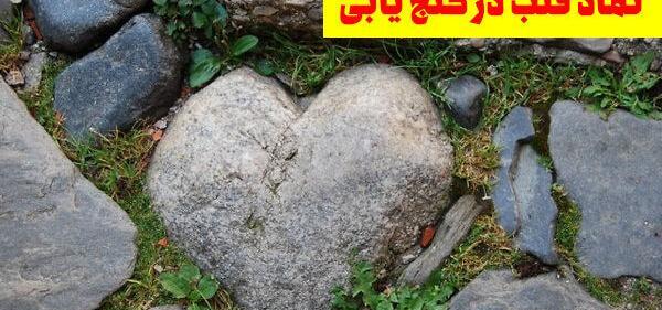 عکس از قلب سنگی