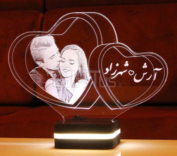 عکس طرح قلب سه بعدی