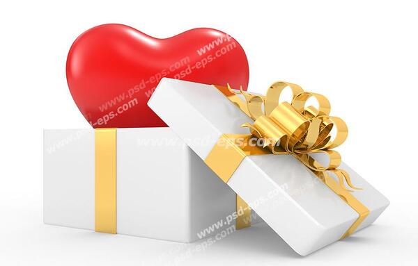 عکس قلب سفید بزرگ