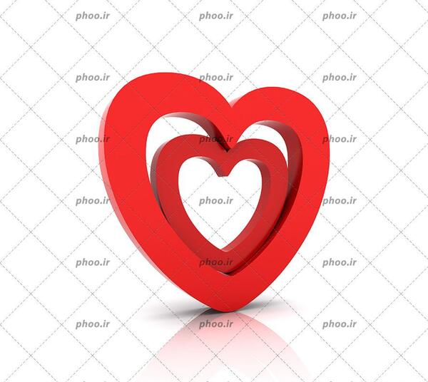 عکس قلب با پس زمینه سفید