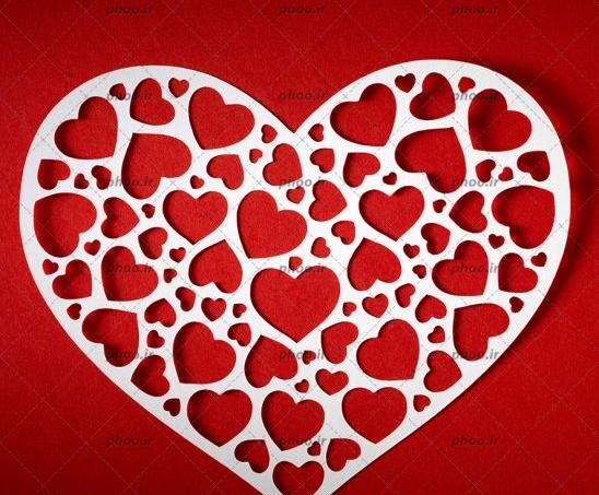 عکس قلب با پس زمینه سفید