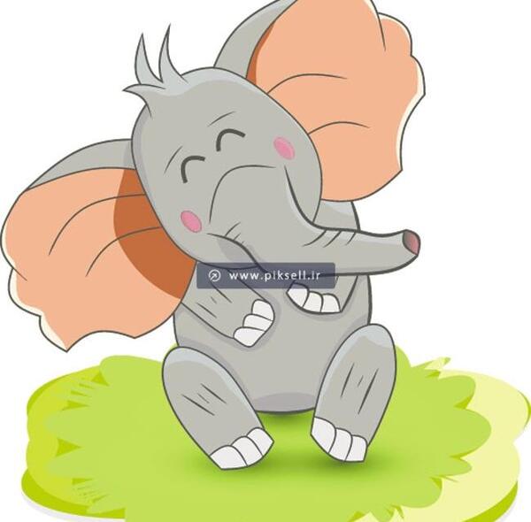 عکس گرافیکی فیل