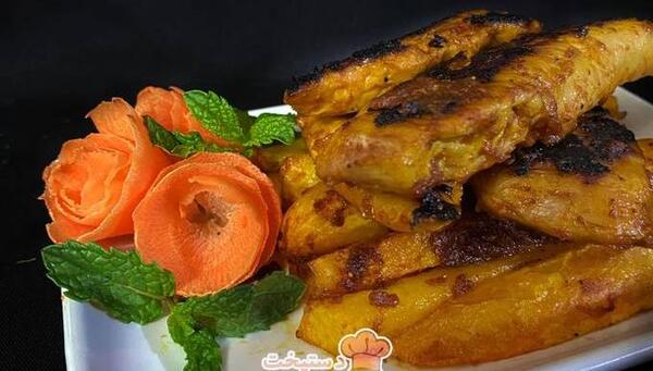 عکس غذای فیله مرغ