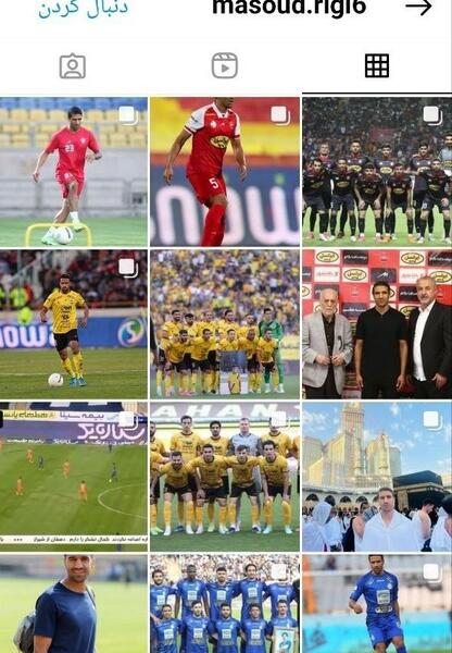 عکس صفحه فوتبالیست