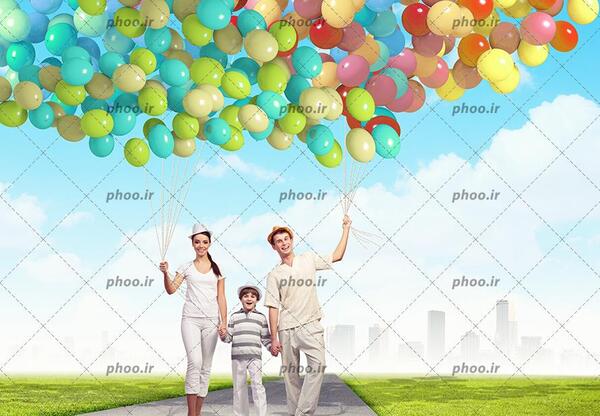 عکس فانتزی خانواده شاد