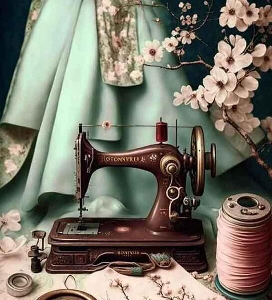 عکس نوشته خیاطی فانتزی