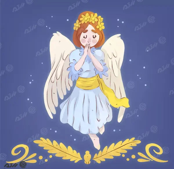 عکس فرشته ی کودکانه