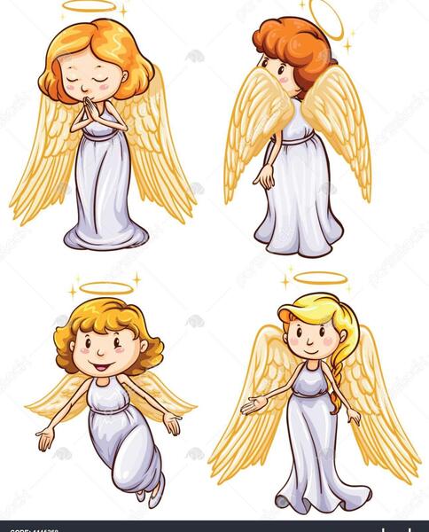 عکس نقاشی فرشته آسان