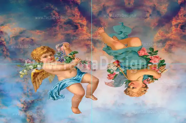 عکس نقاشی فرشته بالدار