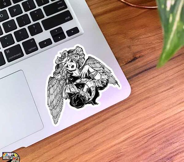 عکس نقاشی فرشته بالدار