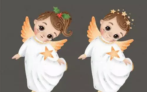 عکس نقاشی فرشته کوچولو