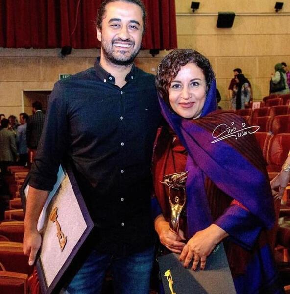 عکس فرشته کریمی و همسرش