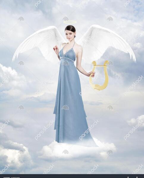 عکس فرشته کارتونی با حجاب