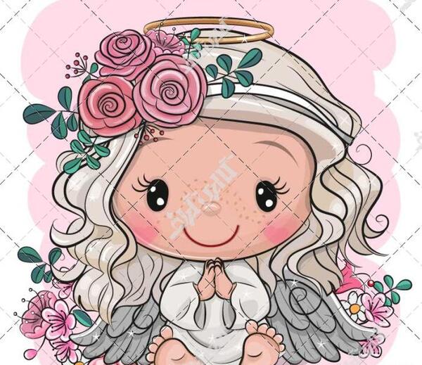 عکس کارتونی فرشته کوچولو