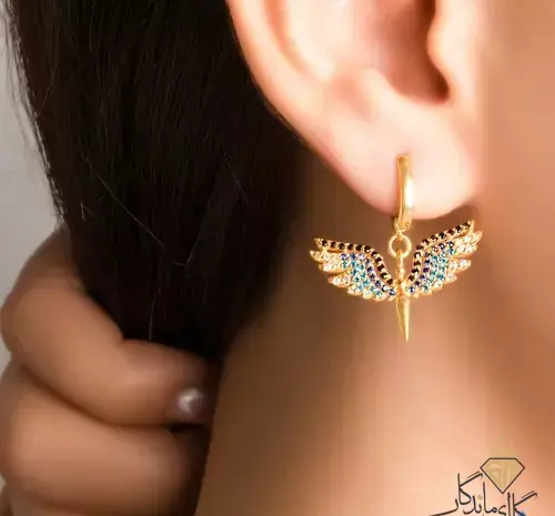 عکس گوشواره طرح فرشته