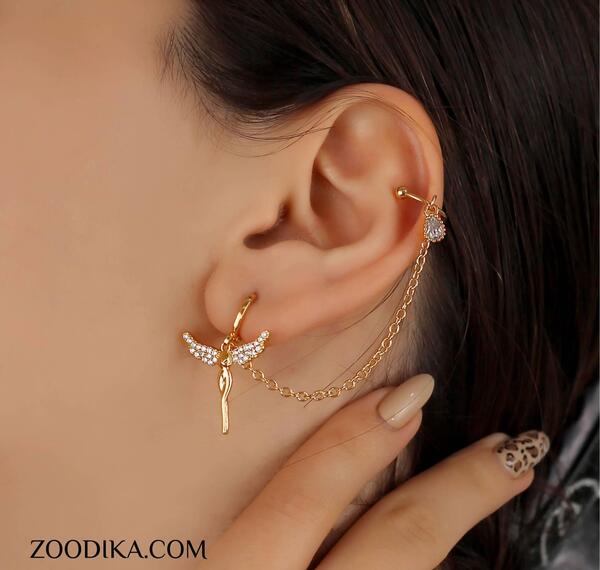 عکس گوشواره طرح فرشته