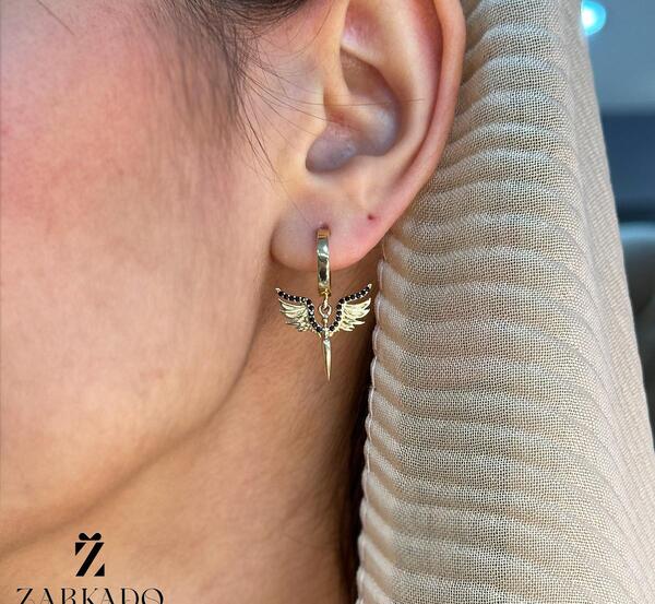 عکس گوشواره طرح فرشته