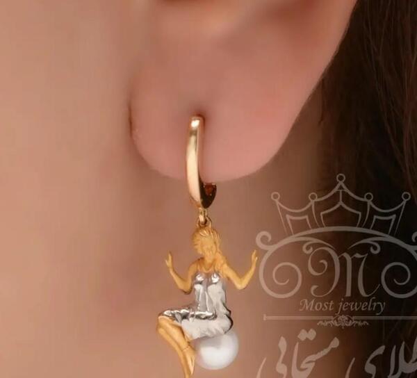 عکس گوشواره طرح فرشته