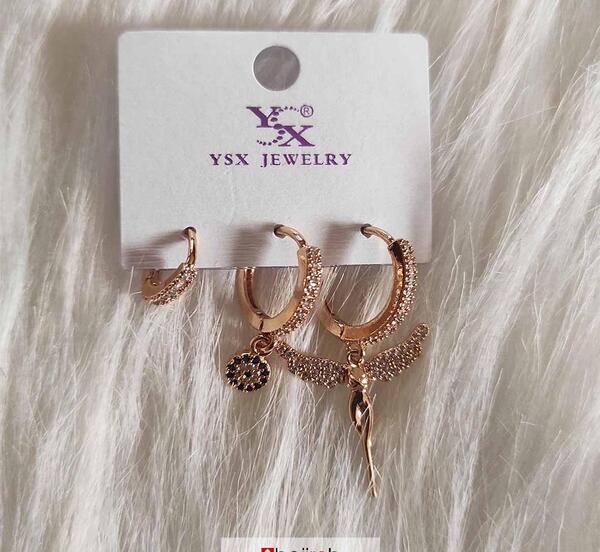 عکس گوشواره طرح فرشته