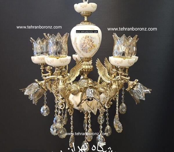 عکس میز برنز طرح فرشته