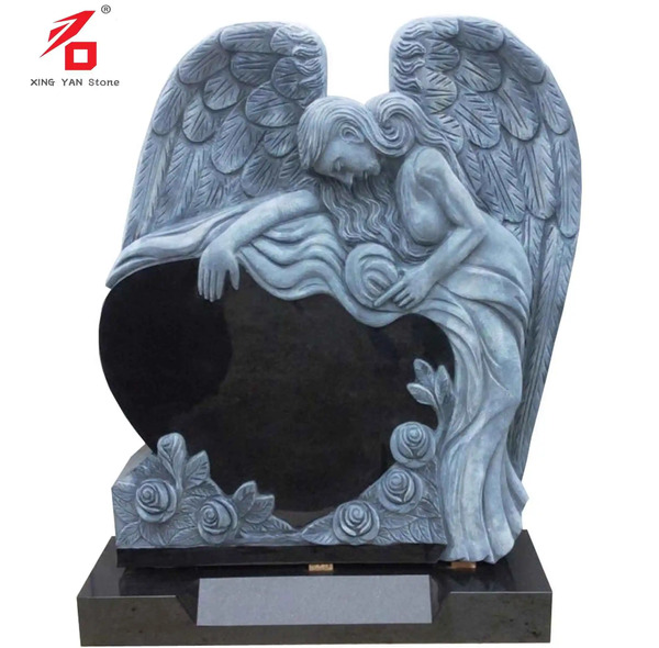 عکس فرشته روی سنگ قبر